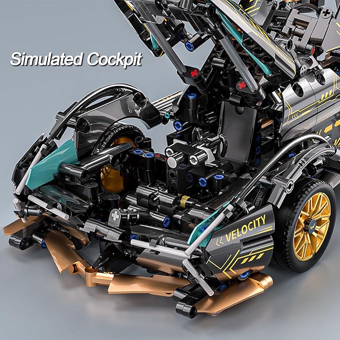 Sport Car Building Block Sets for AdultsRace Car Collectible 1:14 Model Scale Engineering Toy Birthday for Men Teens Boys Car Fans 8+ 8-12 12-16 13 14 14+