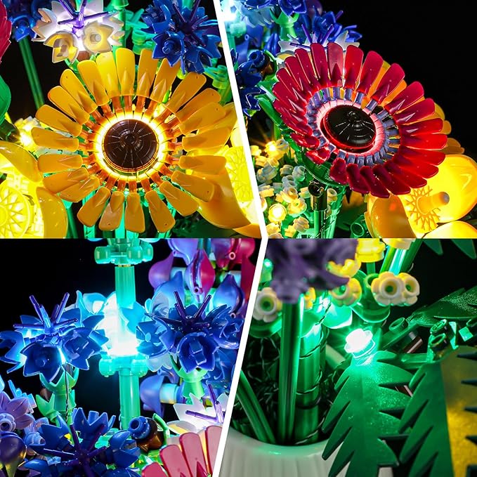 BRIKSMAX Led Light Kit for Lego-10313 Wildflower Bouquet - Compatible with Lego Icons Building Set- Not Include Lego Set