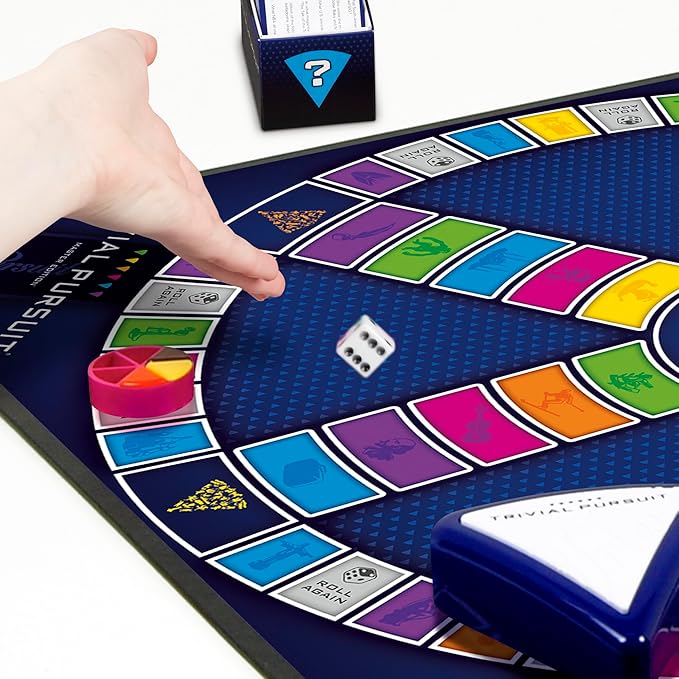 Hasbro Gaming Trivial Pursuit Master Edition Trivia Game Board Games for Adults and Teens Includes Electronic Timer Trivia Games for 2 to 6 Players Ages 16 and Up (Amazon Exclusive)
