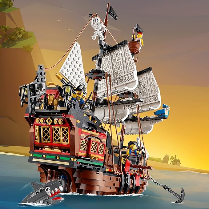 Lego® Creator 3in1 Pirate Ship 31109 Building PlaysetPirates and Model Ships