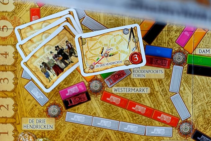 Asmodee Ticket to Ride Amsterdam Board Game - Train Route-Building Strategy Game Fun Family Game for Kids &amp Adults Ages 8+ 2-4 Players 10-15 Minute Playtime