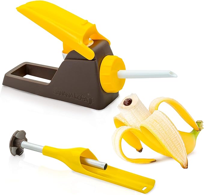 Banana Loca® Kitchen Gadget - Core &amp Fill A Banana While Still In Its Peel