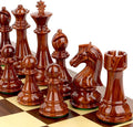 High Polymer Weighted Chess Pieces Only - 3.75'' King - Extra 2 Queens Standard Tournament Chessmen for Chess Board Game or Replacement of Missing Pieces (No Board) Storage Bag Included