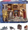 Magic Book Nook Building Set with Lights DIY Booknook Building Model Kit for Home Bookshelf Decor Miniature House Building for Adults Teens (Napoléon)