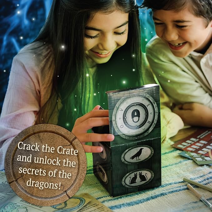 MindWare Dig It Up! Crack The Crate Board Game for 1 or More Players – Bring The Thrill of Escape Rooms Home – for Adults &amp Kids 8 &amp Up