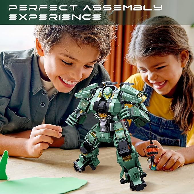 Velance Mech Robot Armored Building Blocks Set Warrior City Action Mech Building Toy Kit Mecha Robot Building Block Model for Kids &amp Adults Birthday Christmas Day Gift(542 Pcs)