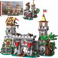 Medieval Castle Building Blocks for Adults Toy Buildings Set 2 in 1 Folding Model Kits for Teens Boy Girl 14+ Home Office Decor Birthday Knight's Fortress 2568PCS