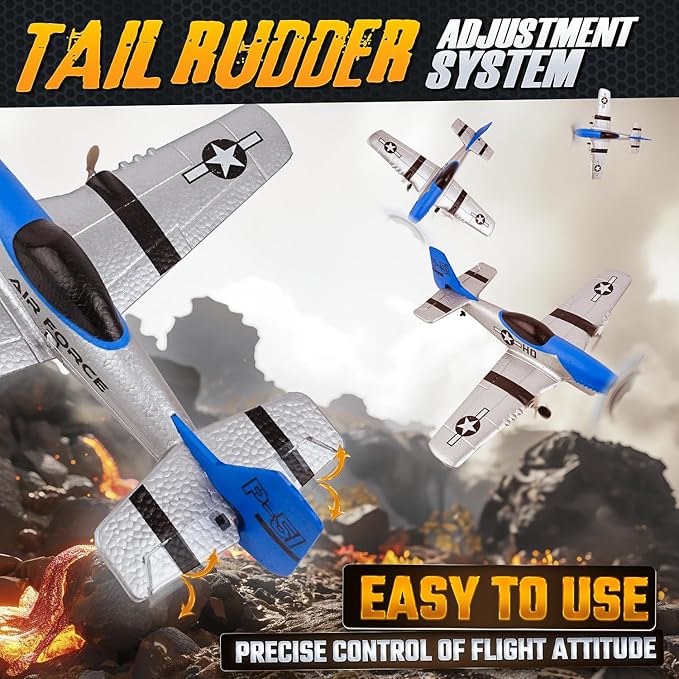 BEZGAR RC Plane Drones for Kids 6-axis Gyro Remote Control Airplane RC Helicopter Easy Control for Beginners Toys