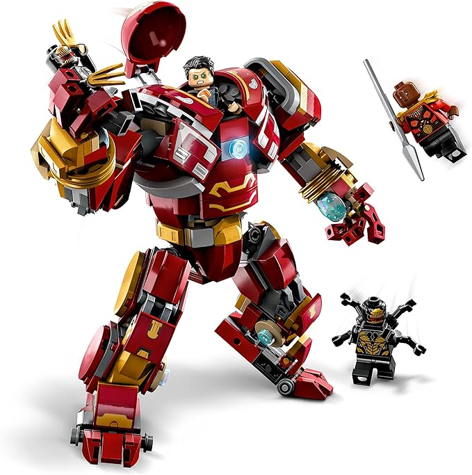 LEGO Marvel The Hulkbuster: The Battle of Wakanda 76247 Action Figure Buildable Toy with Hulk Bruce Banner Minifigure Avengers: Infinity War Set for Kids