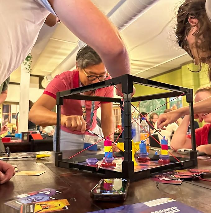 Tiny Laser Heist - A Hilariously Awkward 3D Heist Game Base + Expansion Pack 3+ Players Every Round is a Mini Escape Room