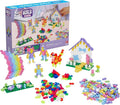 PLUS PLUS Learn to Build Set Interlocking Mini Building Blocks 3D Puzzle Construction Stem Toy for Kids - Pastel Mix 400 Pieces