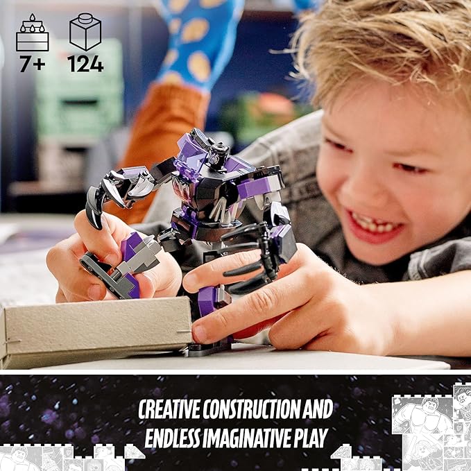 LEGO Marvel Black Panther Mech Armor 76204 Building Kit Collectible Mech and Minifigure for Super-Hero Kids Aged 7+ (124 Pieces)