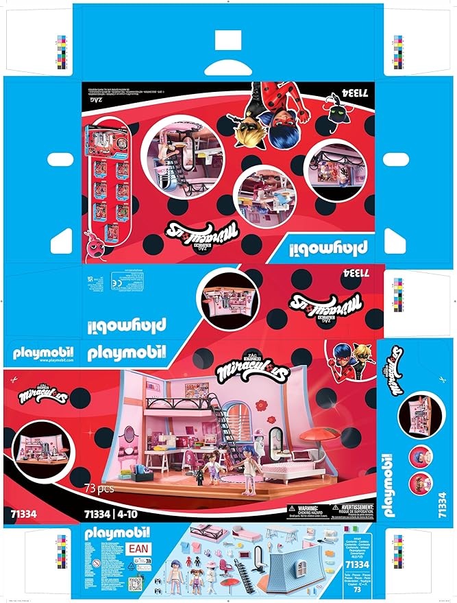 Playmobil Miraculous: Marinette's Loft