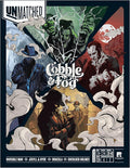 Restoration Games Unmatched Cobble &amp Fog - Strategy Board Game for 2 to 4 Players - Heroes Expansion with Sherlock Holmes Dracula Jekyll &amp Hyde and Invisible Man - 20-40 Min Playtime - Ages