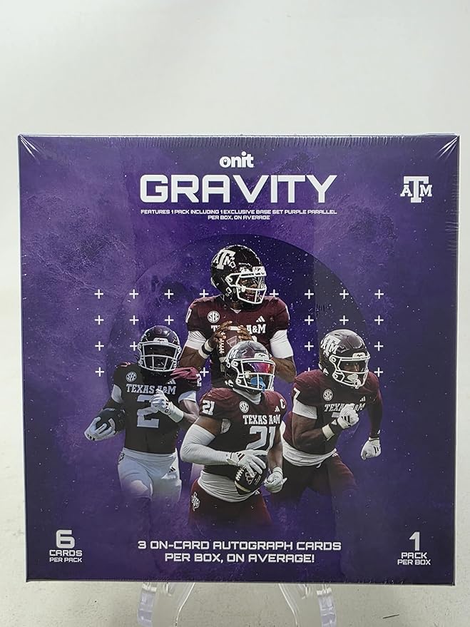 2025 Onit Gravity College Football Card Breaker Edition Box (Texas A&ampM Aggies)
