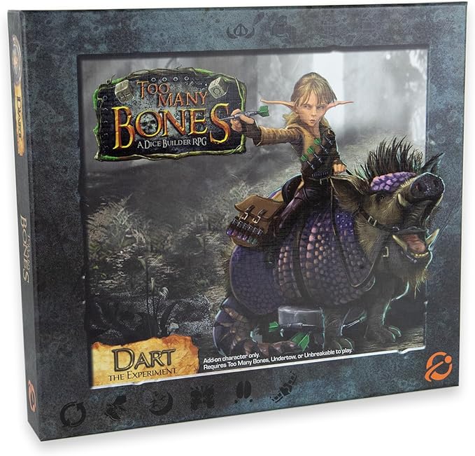Chip Theory Games Too Many Bones: Dart Dice-Builder Roleplaying Game Expansion Strategic Fantasy RPG Game Accessories for Ages 14 and Up 1-4 Players
