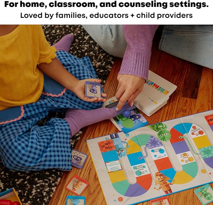 Emotion Seekers Game – Kids Board Game for Social Emotional Learning – Teaches Social Skills Emotion Regulation &amp Empathy – Families &amp Therapy Educational Tool – Ages 4+