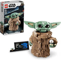 LEGO Star Wars: The Mandalorian Series The Child 75318 - Baby Yoda Grogu Figure Building Toy Collectible Room Decoration for Boys and Girls Teens with Minifigure and Nameplate Gift Idea