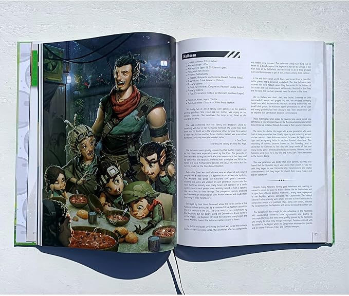 Modiphius: Fragged Empire 2nd Edition: Setting Guide - Expansion Book Hardcover RPG Full Color Post-Post-Apocalyptic Sci-Fi Roleplaying