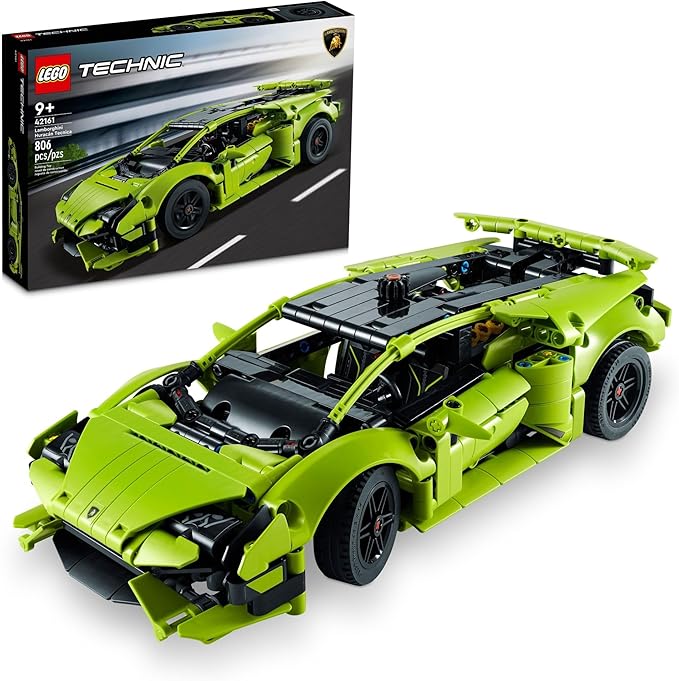 LEGO Technic Lamborghini Huracán Tecnica Advanced Sports Car Building Kit for Kids Ages 9 and up Who Love Engineering and Collecting Exotic Sports Car Toys 42161
