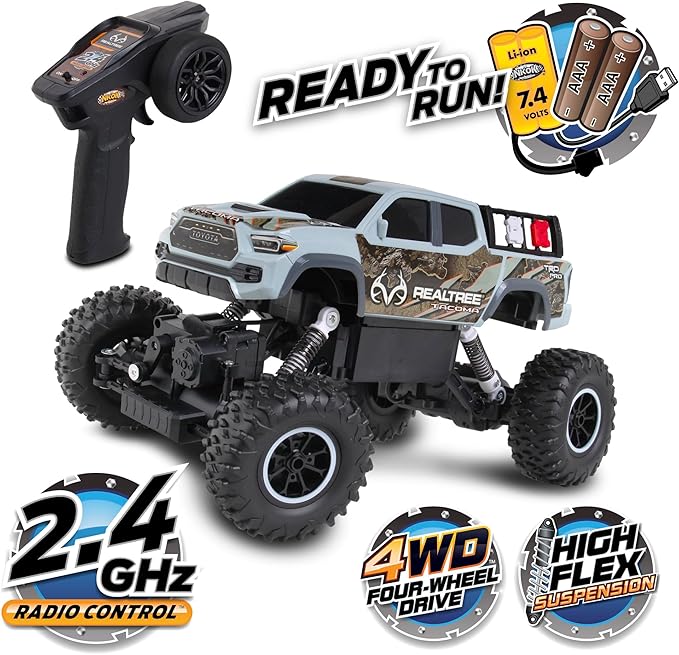 NKOK Ready to Run Realtree R/C Toyota Tacoma Rock Crawler