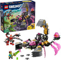 LEGO DREAMZzz Nightmare Scorpion Digger Building Toy for Boys &amp Girls - Pretend Play Set for Kids Ages 7+ - with 2 Build Options 3 Minifigures &amp Treasure Creature - Gift Idea for Birthdays -
