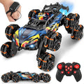 8 Wheels Hand Controlled RC Stunt Car Toys for Kids Ages 6 7 8-12 13 14 Year Old - 2.4Ghz Gesture Sensing Remote Control Cars for Boy Girl Birthday - Cool Spray &amp Lights &amp Music Climbing Stunt