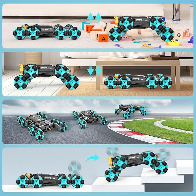 8WD Gesture Sensing RC Stunt Cars - Toys Gifts for Kids 8 9 10 11 12 Year Old Boys Girls2.4Ghz Remote Control CarsTransform Drift Off Road Vehicle for Children Birthday Presents
