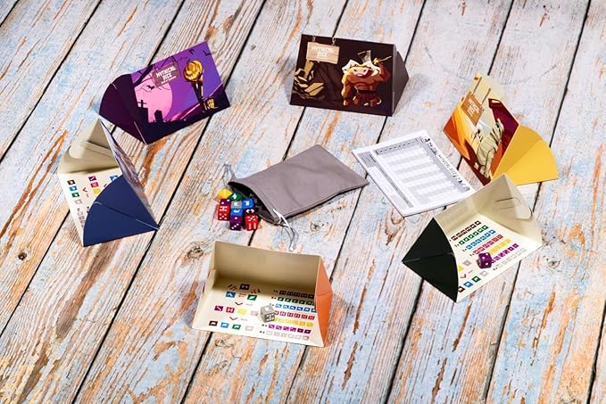 IELLO: Mino Dice - Family Bidding Board Game Trick-Taking Dice &amp Card Game Become Champion of The Labyrinth Fantasy Ages 8+ 3-6 Players 30 Min
