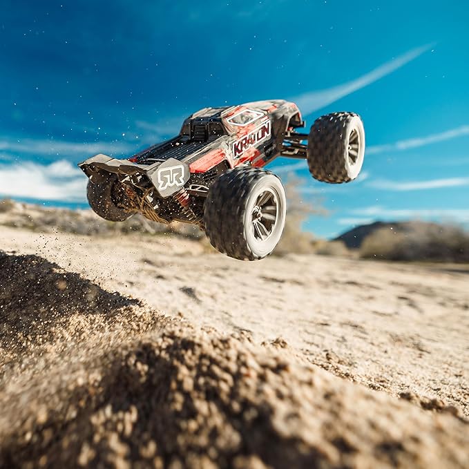 ARRMA 1/16 Mini Kraton 3S DSC 4X4 RTR Brushless Speed Truck Black/Red ARA2508T1