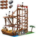 Roller Coaster Building Set Track Model Kit for Teens Boys Son Grandson Nephew Building Lovers. Kids Jigsaw Puzzle Christmas Birthday Gift -2174 Pieces (Double Helix)