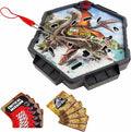 Jurassic World Dino Epic Quest Board Game– Interactive Buzzer DNA Extraction Challenge w/Tweezers Air Land &amp Sea Dinosaurs Skill-Building Family Game for Kids &amp Adults Hand-Eye Coordinatio