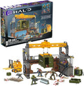 MEGA Halo Infinite Toys Building Set for Kids Floodgate Firefight with 634 Pieces 4 Poseable Micro Action Figures and Accessories Gift Ideas