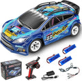 WLtoys 284010 1/28 Mini 4WD RC Drift Car 30km/h with 3 Upgraded 500mAh Batteries 2.4GHz V8 Remote &amp LED Lights for Adults