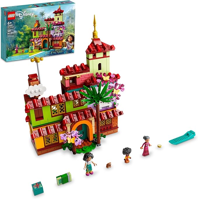 LEGO Disney Encanto The Madrigal House 43202 Building Kit A for Kids Who Love Construction Toys and House Play (587 Pieces)