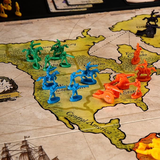 Risk Board Game Strategy Games for 2-5 Players Strategy Board Games for Teens Adults and Family War Games Ages 10 and Up
