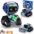 STEM Toys for Boys Ages 8-12 3 in 1 Robotics Kit with Smart Control Educational Erector Set to Build Robot Bulldozer or Truck 519 ABS Pieces USB Rechargeable
