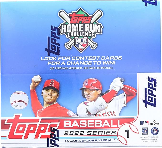 2022 Topps Series 1 Baseball 24 Pack Retail Box - 16 Trading Cards Per Pack - 384 Cards Per Box (2022-80)
