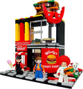 General Jim's Wacky Burger Modular Fast Food Burger Joint Restaurant Building Blocks Bricks Set