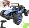 BEZGAR TB141 RC Cars-1:14 Scale Remote Control Car 2WD High Speed 20 Km/h Electric Toy Off Road RC Car Vehicle Truck Crawler with LED Headlight and Two Rechargeable Batteries for Kids and Adults