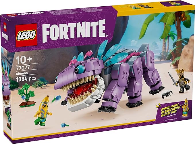 Lego 77077 Fortnite Chrome Boo Toy Birthday Present Blocks for Boys and Girls Kids 10 Years Old 11 Years Old 12 Years Old Elementary School Students Animals Creatures Games Mom and Dad