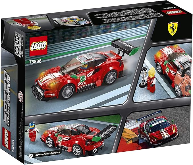 LEGO Speed Champions Ferrari 488 GT3 “Scuderia Corsa” 75886 Building Kit (179 Pieces)