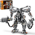 HIGH GODO Black Empire Mech Building Blocks Set for Adults Motorized Robot Building Toy with Multiple Weapons Combat Armor Style Warrior Collectible Gifts for Fans Man Teens Ages 14+ (684 Pieces)