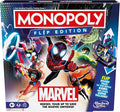 Monopoly Flip Edition: Marvel Board Game | Ages 8 and Up | 2 to 4 Players | Family Board Games for Kids Teens and Adults