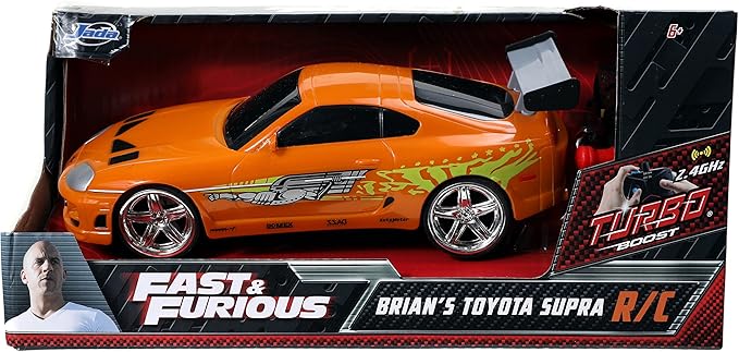 Jada Toys - Fast and Furious 1:24 Radio Control Brian's Toyota Supra