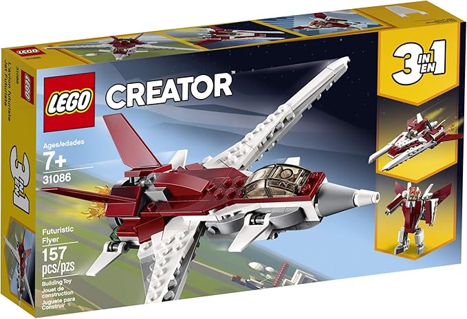 LEGO Creator 3in1 Futuristic Flyer 31086 Building Kit (157 Pieces)