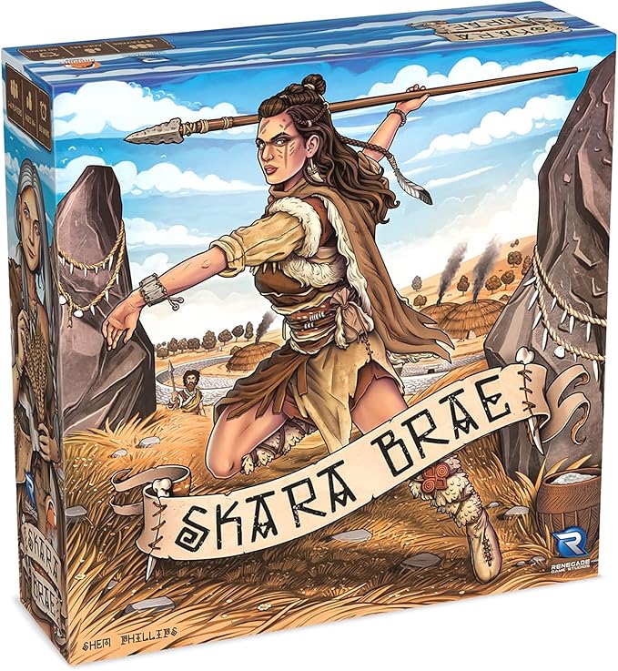 Renegade Game Studios Skara Brae Board Game Resource Management Strategy Develop Village Ages 13+ 1-4 Players