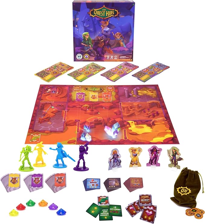 Fantasy Themed Board Game for Kids Ages 5+ Family Fantasy Tabletop Adventure for Boys and Girls
