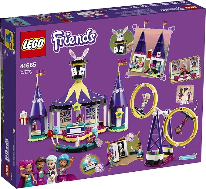 LEGO Friends Magical Funfair Roller Coaster 41685 Building Kit Pretend Playset for Kids Who Love Theme Park Toys New 2021 (974 Pieces)