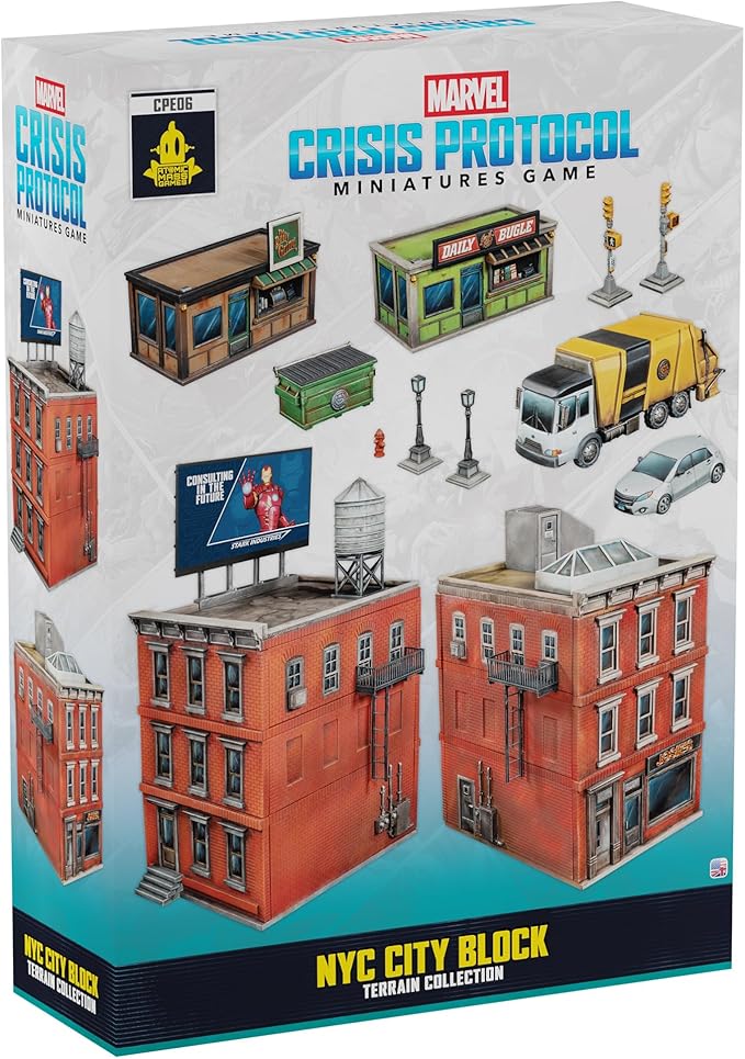 Marvel: Crisis Protocol - NYC City Block Terrain Collection